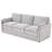 3 Seats Large Modern Chenille Sofa With 2 Removable Pillows-1680218070