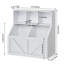 89.9Cm Toy Storage in White
