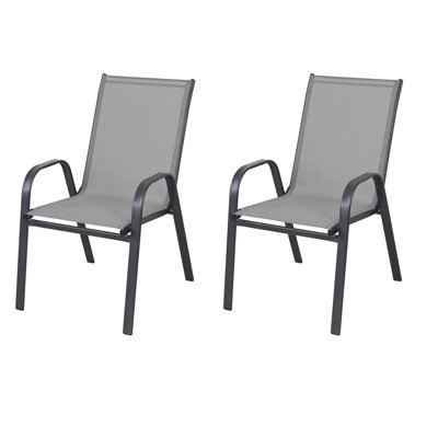 Fauteuil de patio empilable Karisa