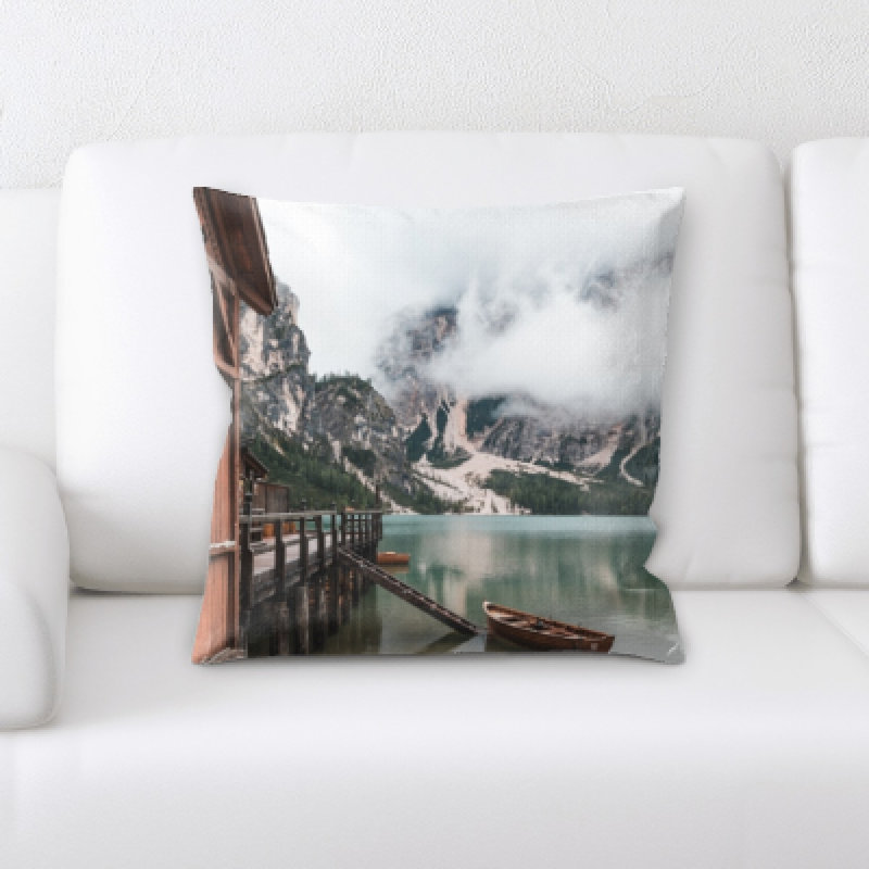 Microsuede Throw Pillow