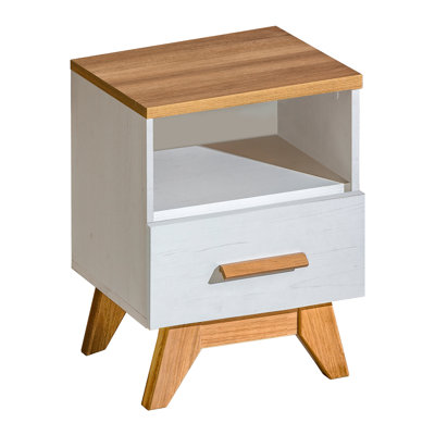 Gennessee 45cm W Manufactured Wood Bedside Table