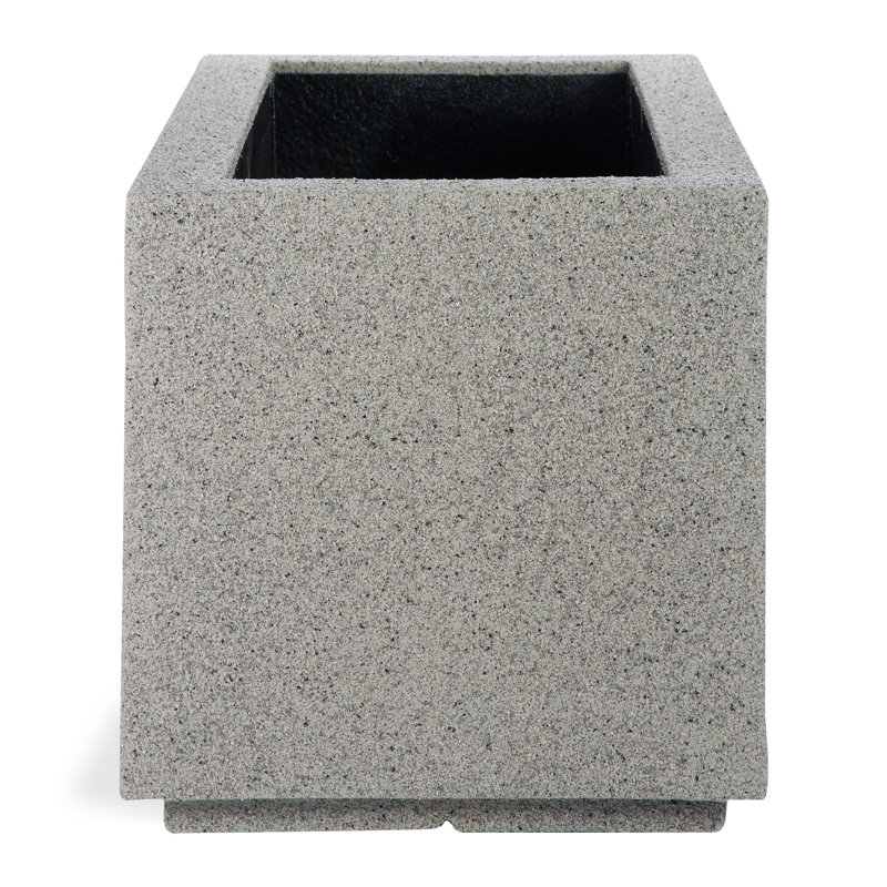 Argentine Trough Planter, Gray Granite