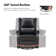 Prayag Transitional Upholstered Swivel Rocking Recliner (Set of 2)