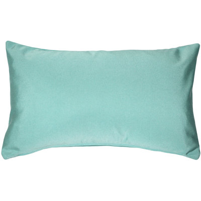 Coussins décoratifs lombaires rembourrés en polyester de couleur unie pour le jardin ou le patio intérieur / extérieur Sunbrella