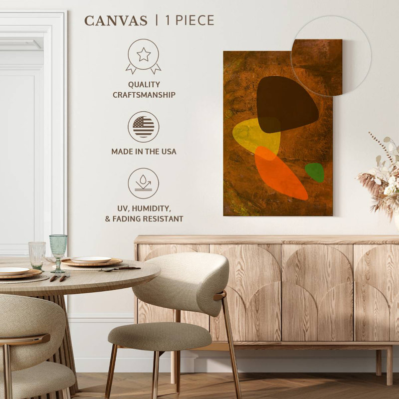 Avery Grunge Shapes I, 51" H x 34" W