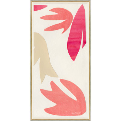 «Spring Fling III» par Susan Hable - Peinture encadrée sur papier