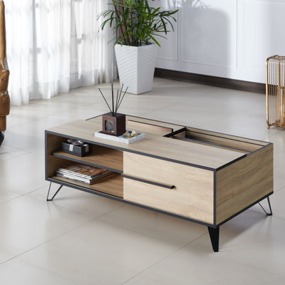 Win Four Leg Coffee Table with Storage