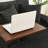 Multifunctional Corduroy Sofa with Rotating Table and Ottoman