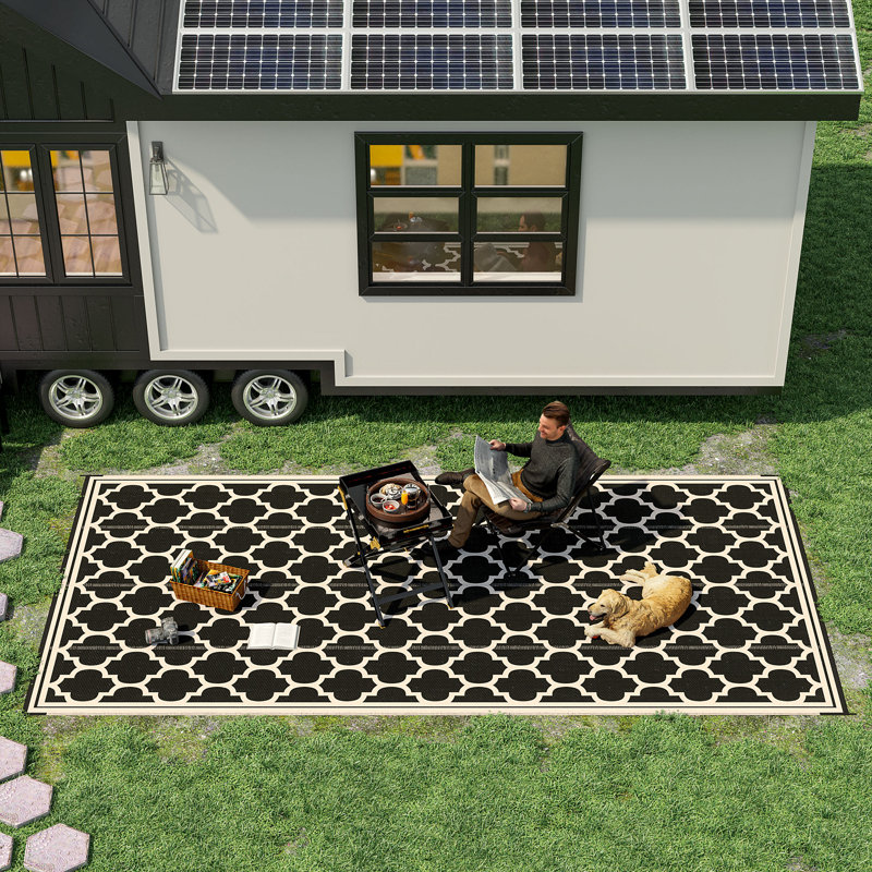 Tapis d'extérieur réversible Outsunny