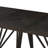Abreia Extendable Metal Base Dining Table