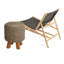 Chaise longue en teck de phuket