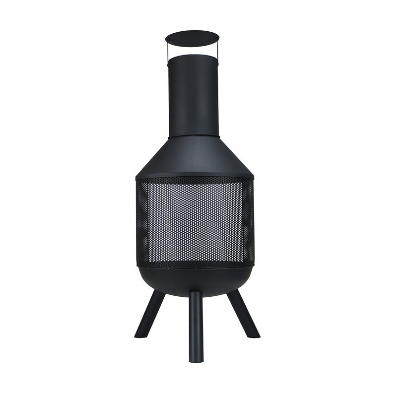 Cylinder Steel Smokeless Chimnea