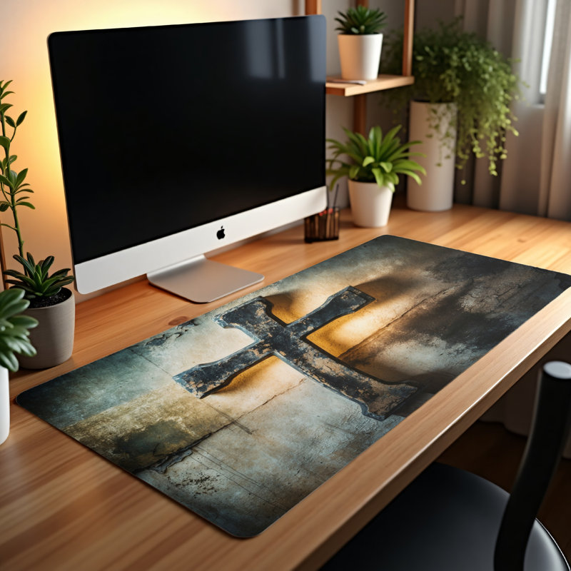 Polyester Desk Pad, 23.6x13.8