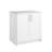 Whiffen White Storage Cabinet with Panel Doors 24.5" D x 32" W x 36" H