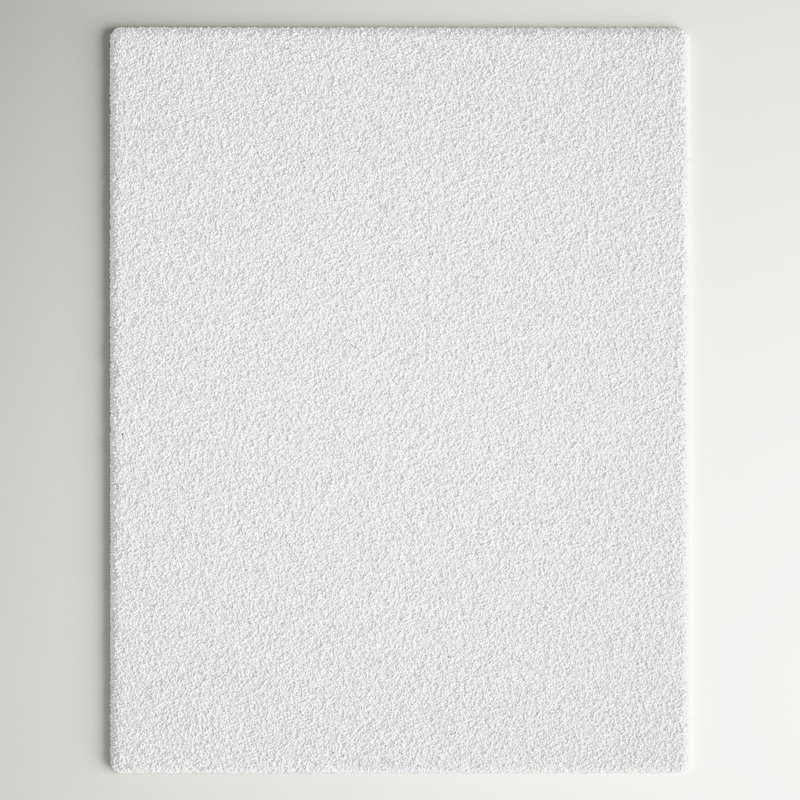Athens Area Rug, Rectangle 3'3" x 5', White 