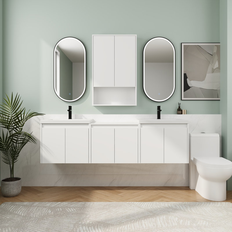 Ensemble de meuble-lavabo double 72 po