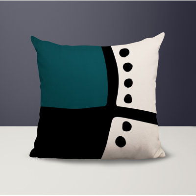 Tobe Minimalist Reversible Indoor/Outdoor Square Pillow
