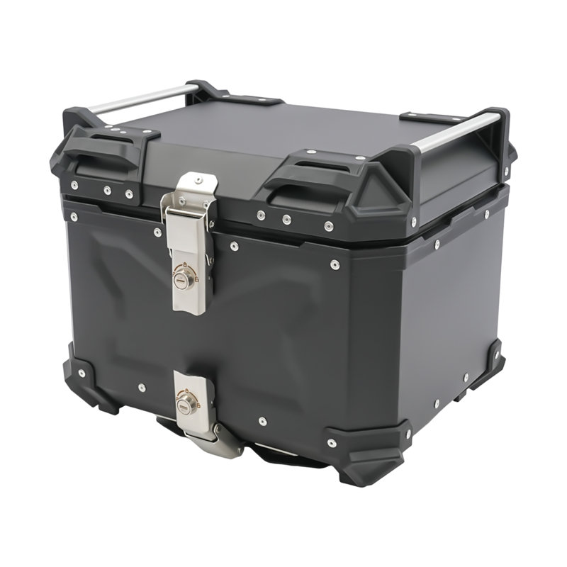 Motorcycles Tail Storage Case With Safety Lock, 12.01" H x 16.14" W x 12.99" D