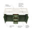 Meuble-lavabo double l 60 po x P 22 po x H 41 po-97679085