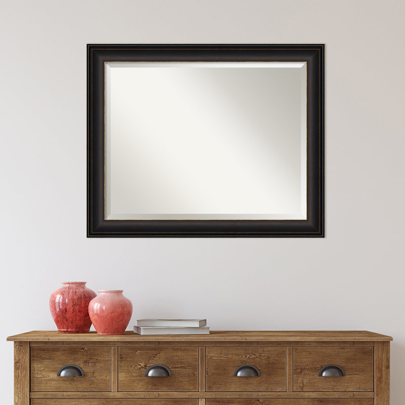 Flat Wall Mirror, Bronze, 26.5" x 32.5"