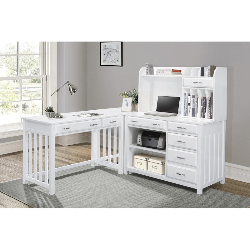 Bureau 1 pièce avec 2 tiroirs et tiroir à clavier