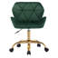 Chaise de bureau pivotante en velours Alec-208481609