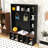 Hall Tree with 6 Hooks and Adjustable Shelves-637255367