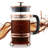 French Press Coffee Maker 34 oz Borosilicate Glass Coffee Tea Press Copper-117867054