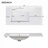 36" White Bathroom Vanity With Ceramic Sink Combo