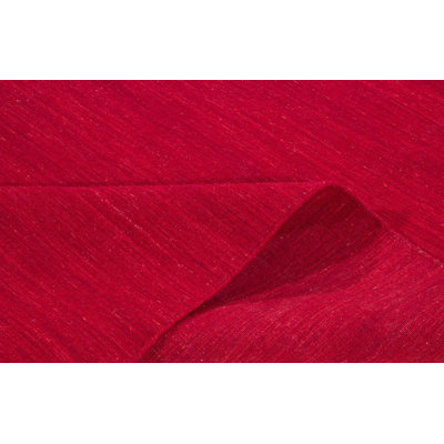 Loom Solid Colour Wool Hand Woven Area Rug