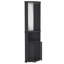 Bar d'angle Cervin, Rialto, noir, largeur x 17,7