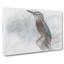 Graceful Kingfisher Bird - Wrapped Canvas-56647573