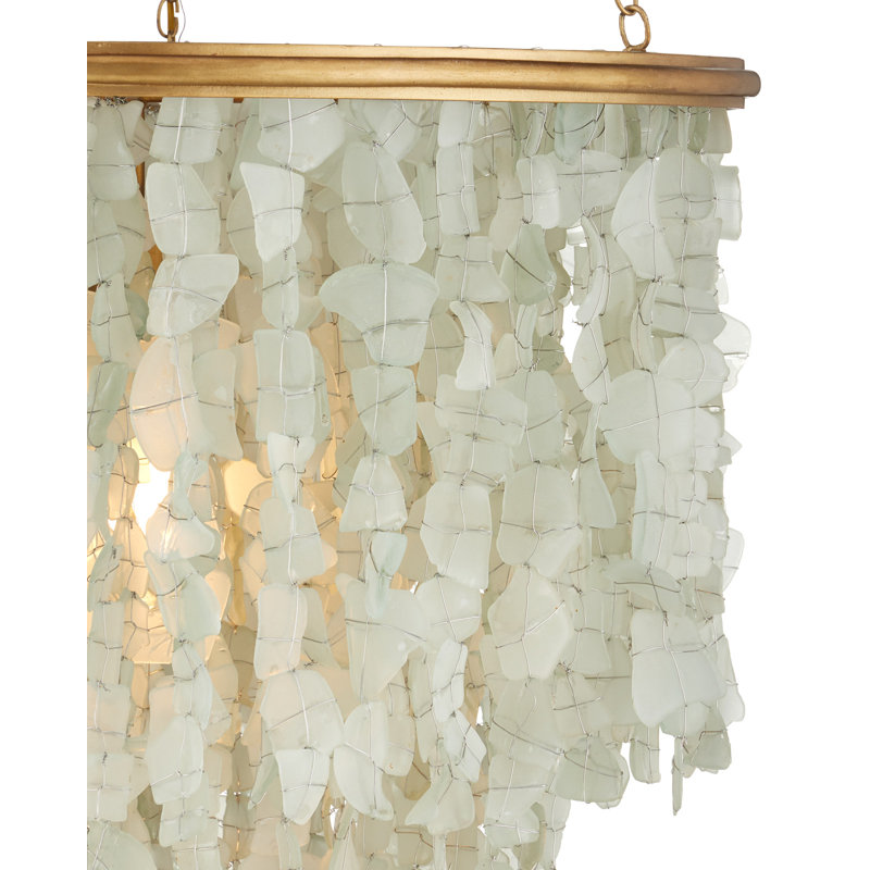 Verre De Mer 1 - Light Chandelier, 28" H x 24" W x 24" D