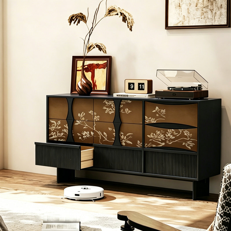 Buffet style rétro minimaliste français