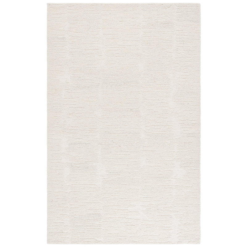 Casablanca 470 Hand Tufted Wool Pile Solid Color Rug, Rectangle 4' x 6'