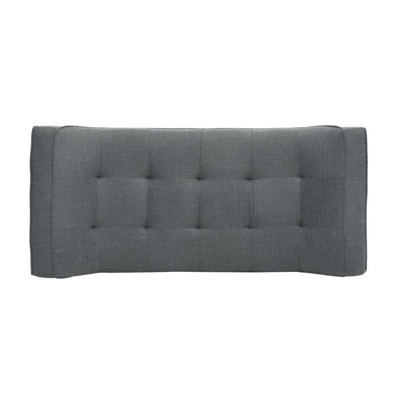 Evelina Chenille Upholstered Bench, Grey