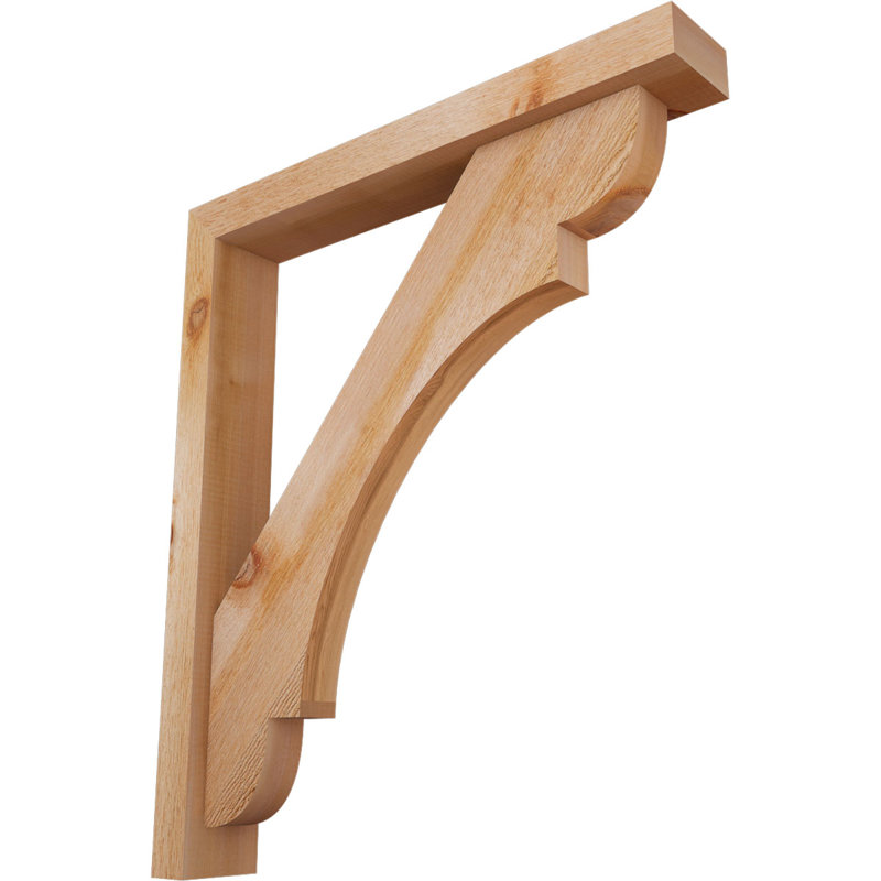Support de bloc olympique avec entretoise décalée, 30 x 26, Cèdre rouge occidental de l 4 po (scié brut)