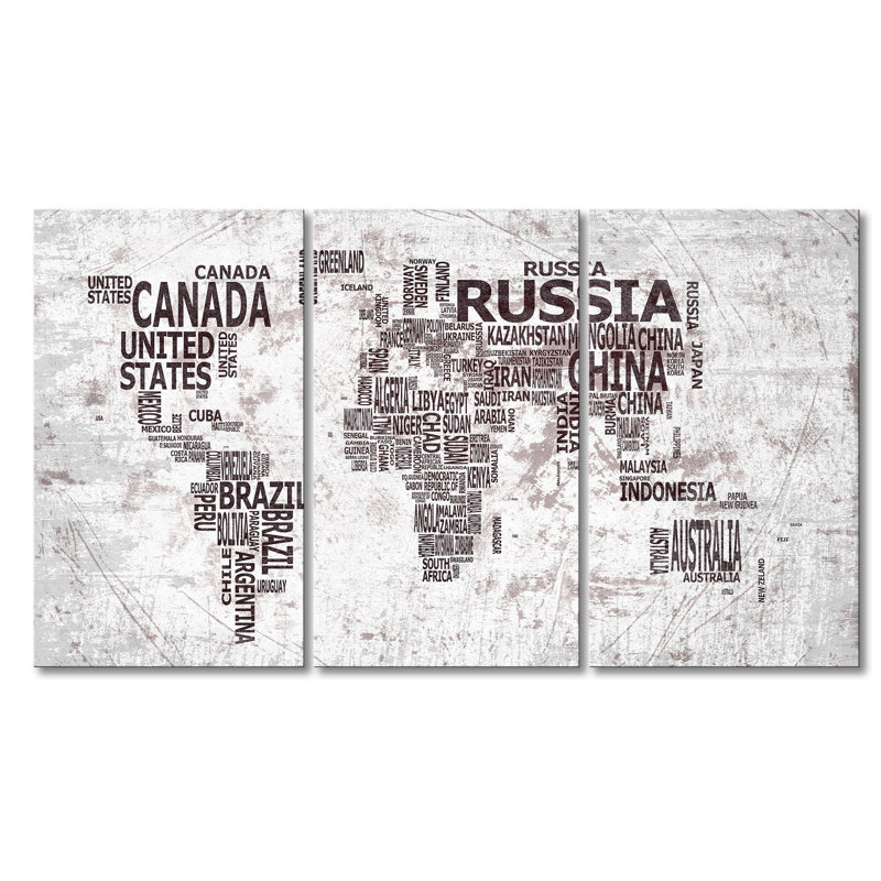 3 Piece Wrapped Canvas Print