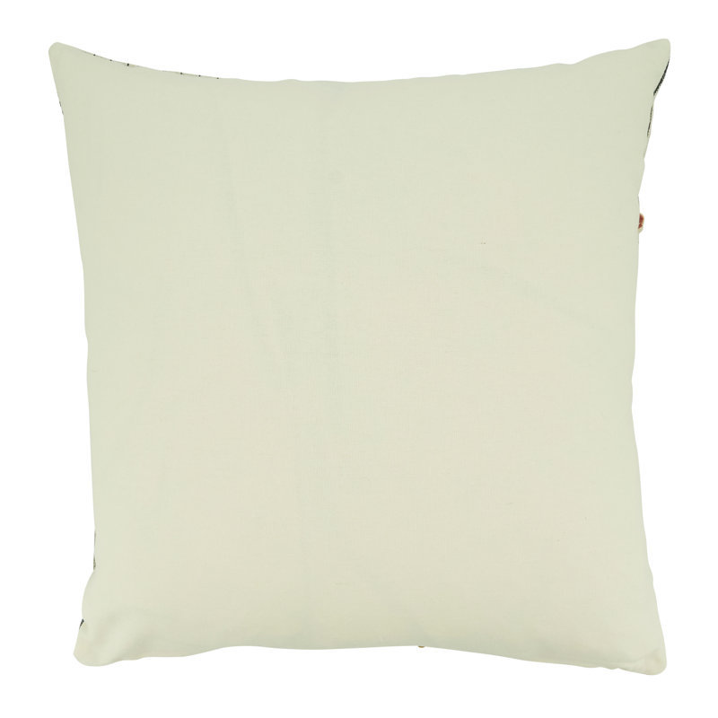 Multicolor Patchwork Lace Appliqué Cotton Throw Pillow