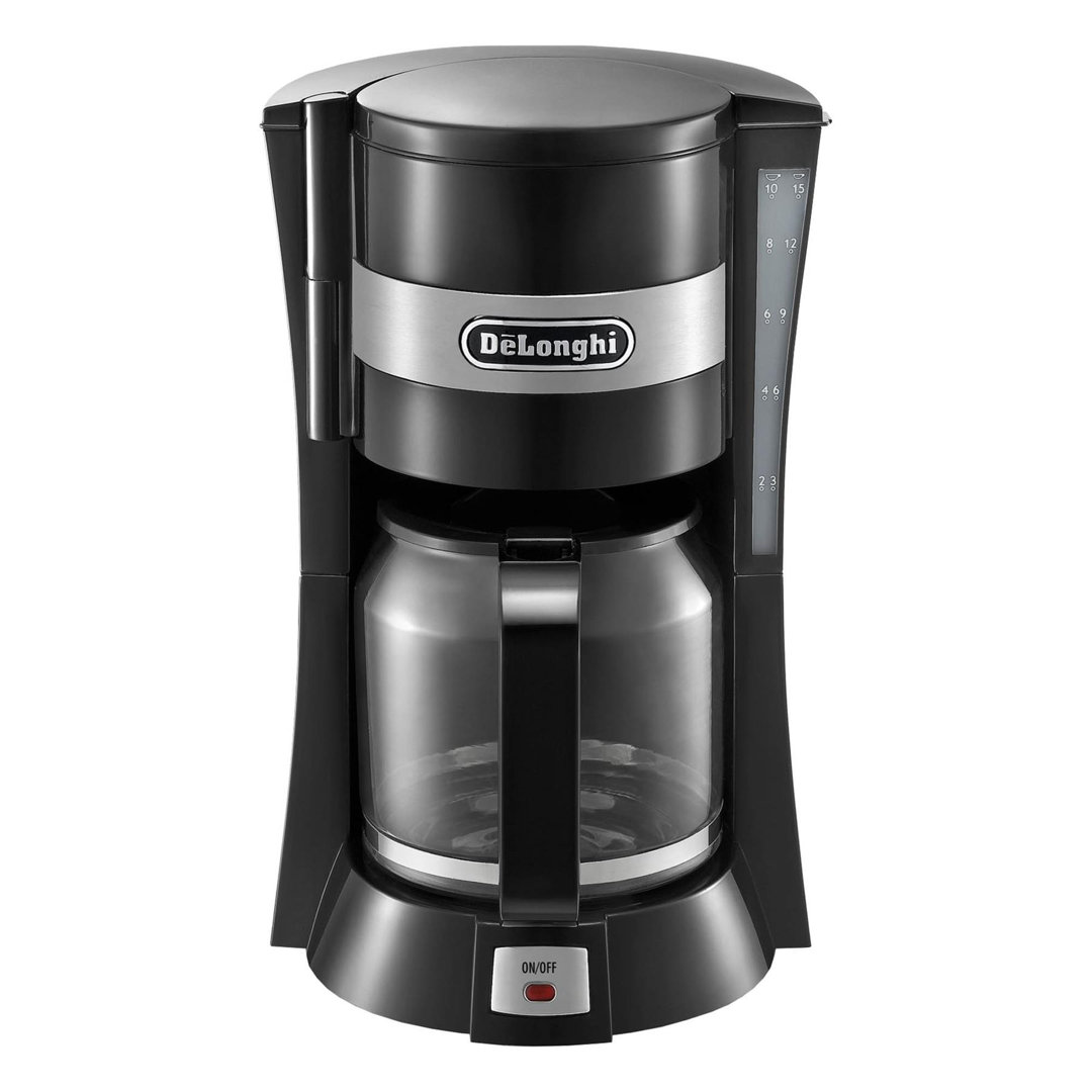 B&Q - De'longhi Filter Drip Coffee Machine 900W 1.25 Litres Icm15210 Black - Image 4