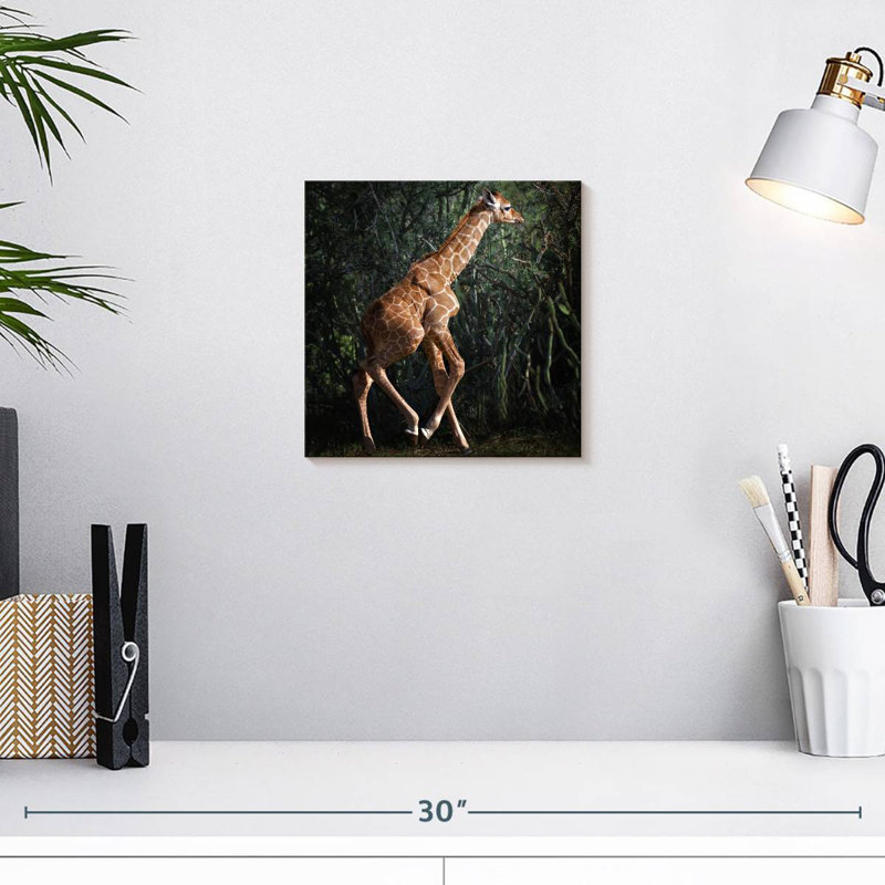 Crowle Giraffe's First Walk, 10" H x 10" W