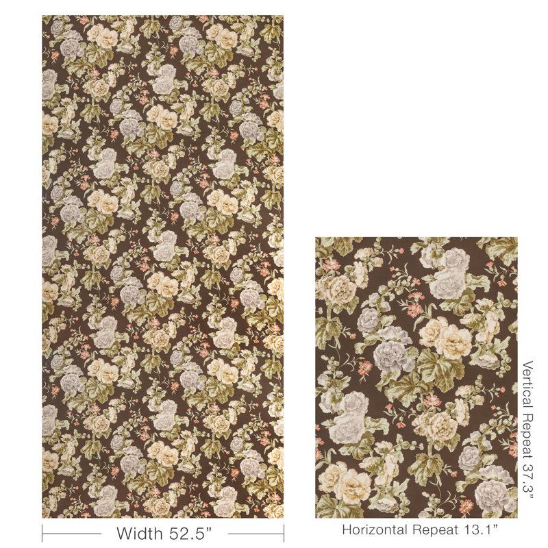 Upton Cotton Fabric, Java/Moss