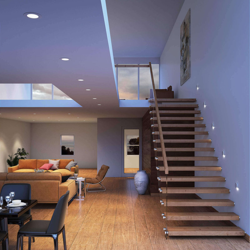 Pearl Integrated LED Step Light, Black