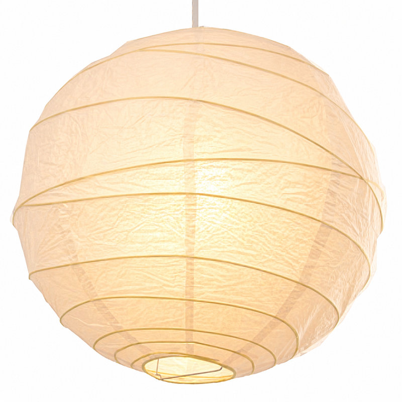 Irregular Paper Sphere Pendant Shade, 75 cm W