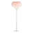 Grebasch Modern Chandelier Style Feather Table Lamp with Waterfall Acrylic Droplets
