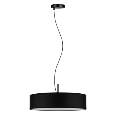 Doce Slim 3 - Light Black/White Drum Pendant
