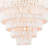 13 - Light Steel Dimmable Tiered Chandelier