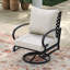 Chaise longue d'extérieur pivotante en métal Bular-891116665
