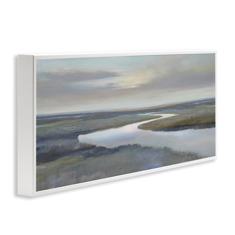 «Foggy Riverbend Atmosphere», estampe numérique, conception de Christy McKee, H 13 po x l 30 po