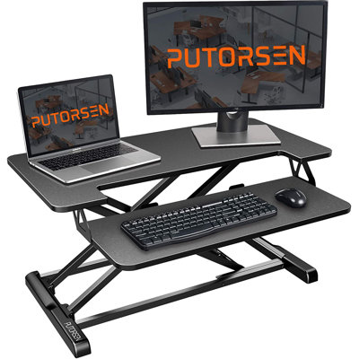 Color Standing Desk Office Set
